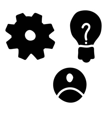 Glyph tasarımında Idea Curiosity simgesi 