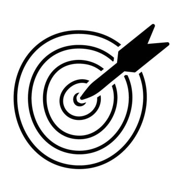 Glif tasarımında hedef simgesi.