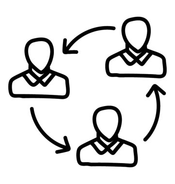 Satır tasarımında kullanıcı bağlantısı simgesi 