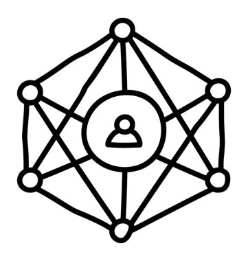 Satırdaki kullanıcı ağı simgesi 