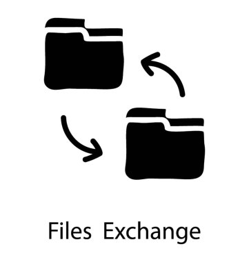 Katı tasarımda klasör değiştirme simgesi.