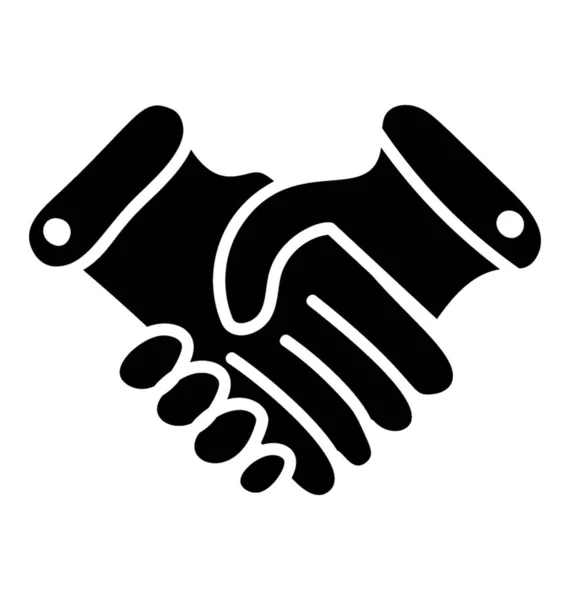 Business Deal Isolé Sur Fond Blanc — Image vectorielle