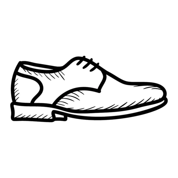 Icono Del Zapato Aislado Sobre Fondo Blanco — Vector de stock