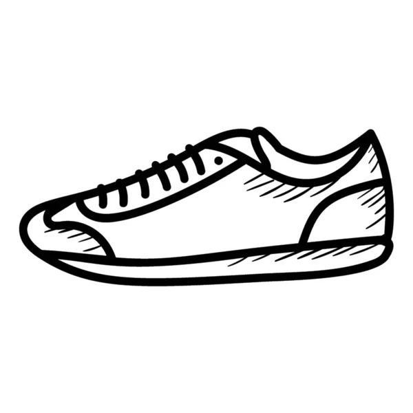 Icono Del Zapato Aislado Sobre Fondo Blanco — Vector de stock