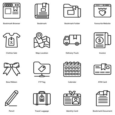 Yer imi çizgi simgeleri paketi etiketleri tasvir etmek için burada, etiketler görselvektörler. Editable vektörler dikkat kapma ve kullanımı kolay. Şimdi tutun!