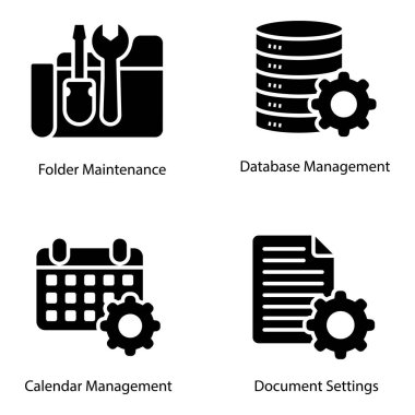 Burada glyph simgeleri tasarım paketi ayarı bir paket, çekici ve düzenleme ve ihtiyacınıza göre değiştirmek kolay büyüleyici arka plan simgeleri yuvarlak sahip.