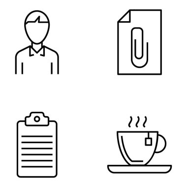 İşyeri simgeleri paketi burada 30 vektörden oluşuyor..