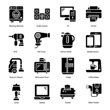 Burada 40 görseloluşan elektronik simgeler bir pakettir. Benzersiz görseller ile editable simgeler kapmak için mükemmel bir açılan.