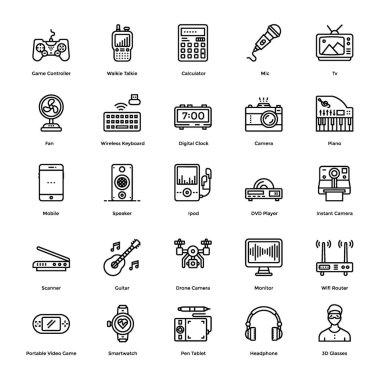 Gadget satır simgeleri paketi kolaylığı için burada. Bu setin editable kalitesi dikkat kapma ve sizin için uygundur. Şimdi bu seti kapmak ve kullanabilirsiniz! 