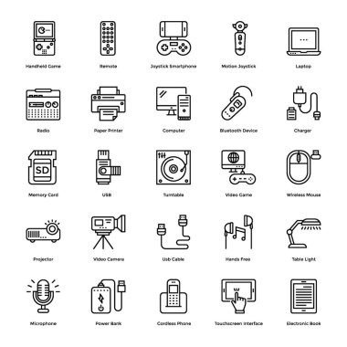 Gadget satır simgeleri ayarlamak için burada kolaylık sağlar. Bu setin editable kalitesi dikkat kapma ve sizin için uygundur. Şimdi bu seti kapmak ve kullanabilirsiniz! 