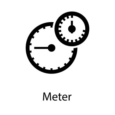Katı tasarımda araba sayacı simgesi