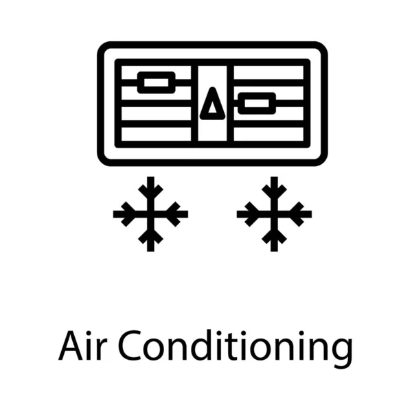 空调线设计图标 — 图库矢量图片
