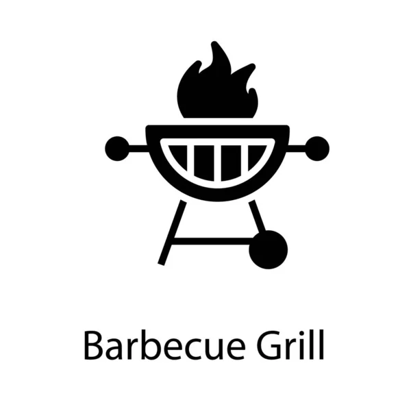 Barbecue Grille Grille Design Vectoriel — Image vectorielle