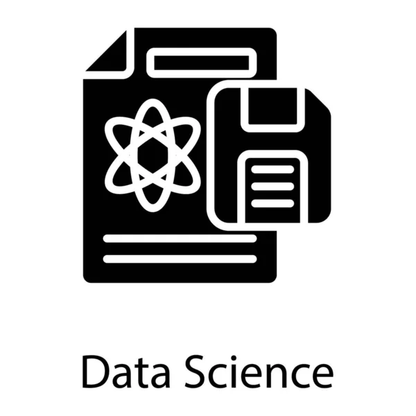 Fichier Science Des Données Conception Solide — Image vectorielle