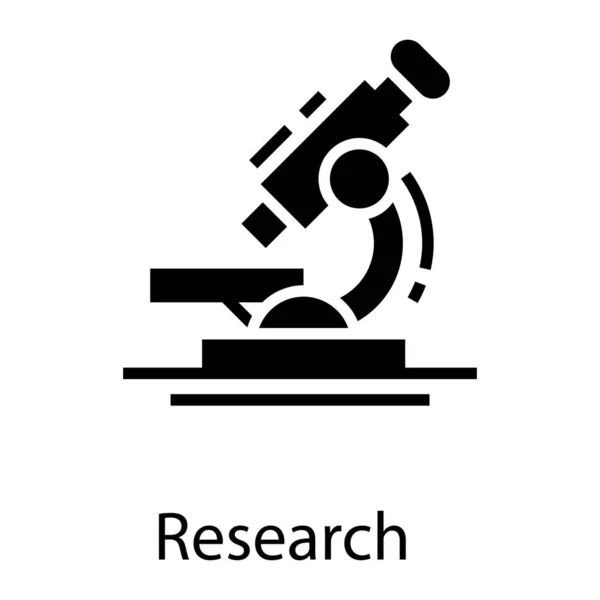 Outil Recherche Icône Solide Conception Vectorielle — Image vectorielle