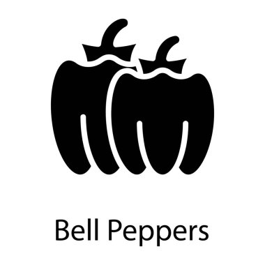 Katı tasarımda biber vektörü 