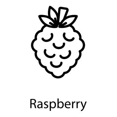 Çizgi tasarımında gül elma vektörü 