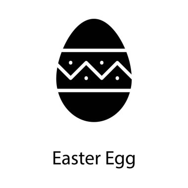 Dolgulu tasarımpaskalya yumurtası simgesi