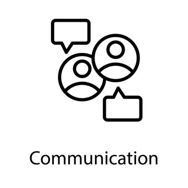 Hat tasarımında iletişim simgesi.