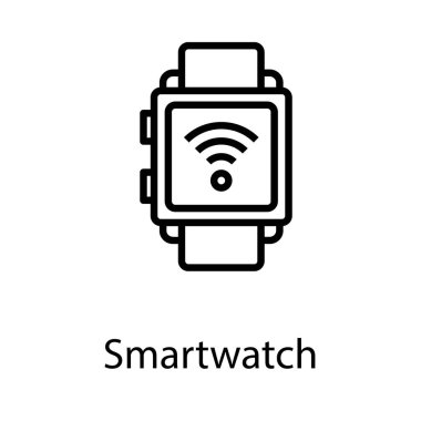 Satır tasarımında Akıllı Saat simgesi.