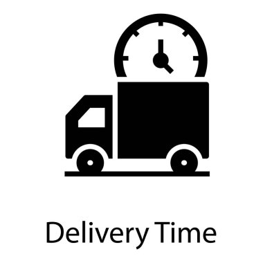 Beyaz arka planda izole edilmiş zamanında teslim 