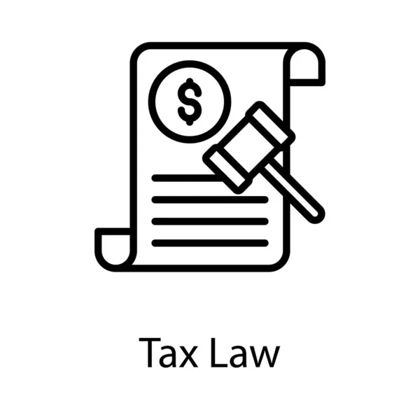 Налоговое Право — стоковый вектор