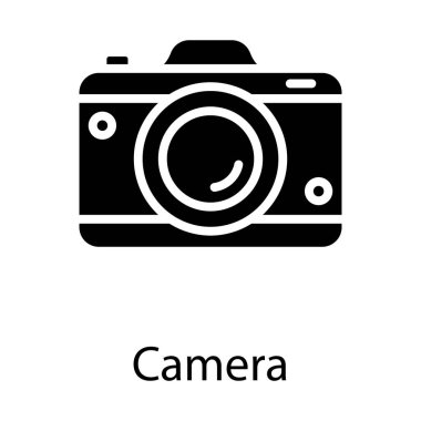 Glif tasarımında kamera simgesi.