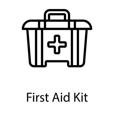 Satır simgesinde ilk yardım kiti 