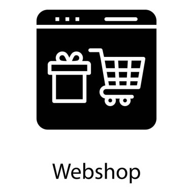 Online alışveriş web sitesi vektör tasarımı 