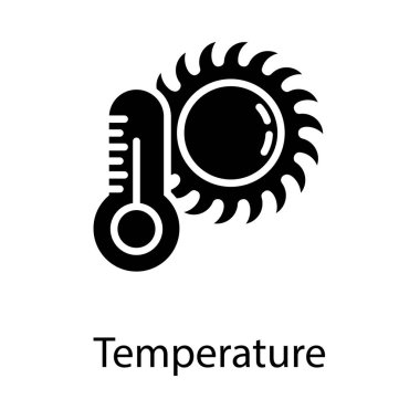 Katı tasarımda sıcak sıcaklık vektörü 