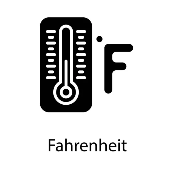 Fahrenheit Grados Diseño Vectorial Símbolo — Archivo Imágenes Vectoriales
