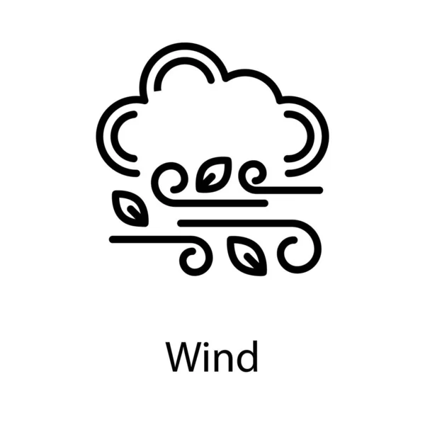 Ветреный Вектор Климата — стоковый вектор