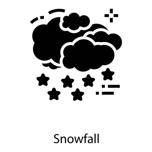 Снежный вектор погоды в твердой конструкции
 