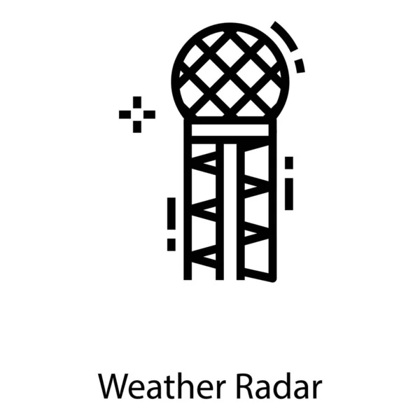 气象雷达站矢量设计 — 图库矢量图片