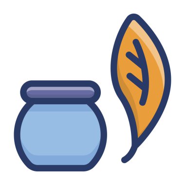 Vintage tüy kalem düz simgesi 