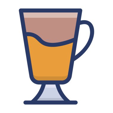 Meyve suyu sürahi düz simge vektör tasarımı 