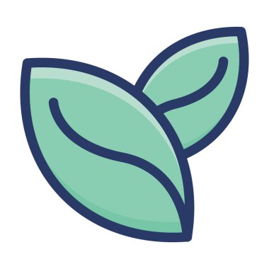 Kahve düz vektör simgesi bırakır 