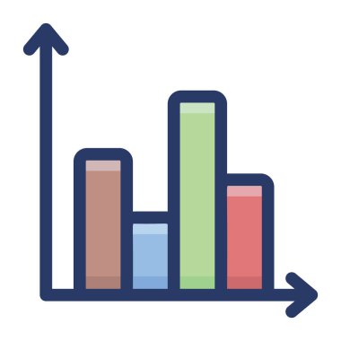 Beyaz arka planda frekans grafiği vektörü 