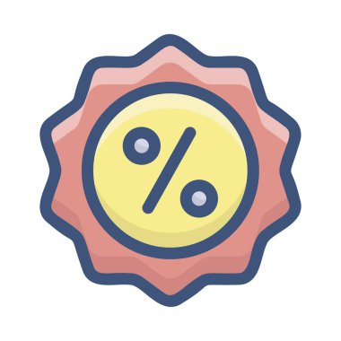 Düz indirim kupon vektör tasarımı 