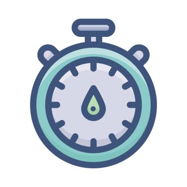 Düz tasarımda spor kronometre vektörü 