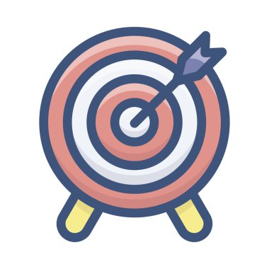 Düz tasarımda hedef müşteri vektörü 