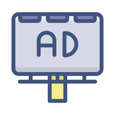 Düz reklam medya vektör tasarımı 