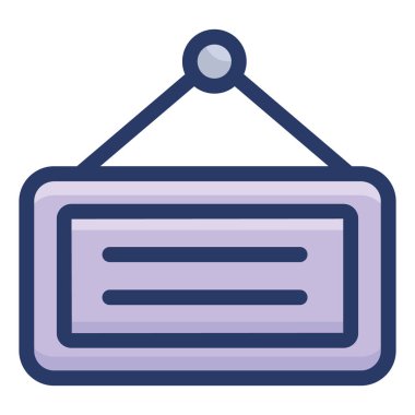 Bildirim panosu düz tasarım vektörü 