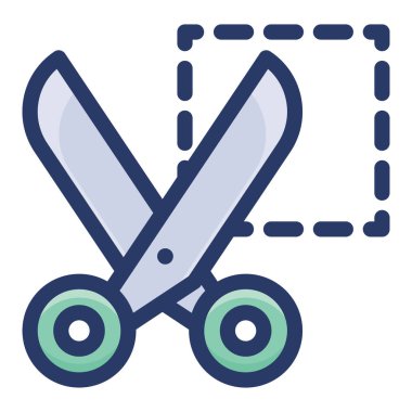 Fiyat kesme düz tasarım simgesi.