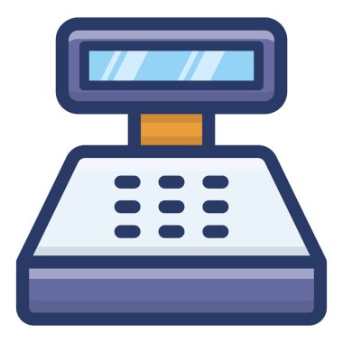 Düz tasarımda Pos simgesi.