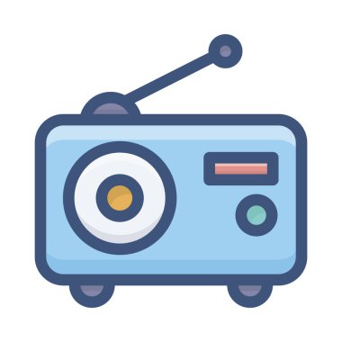 Düz tasarımda projektör teknolojisi vektörü 