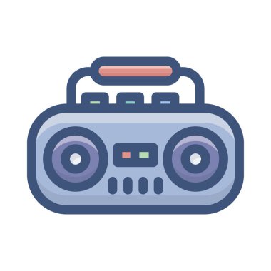 Düz bant kaydedici vektör tasarımı 