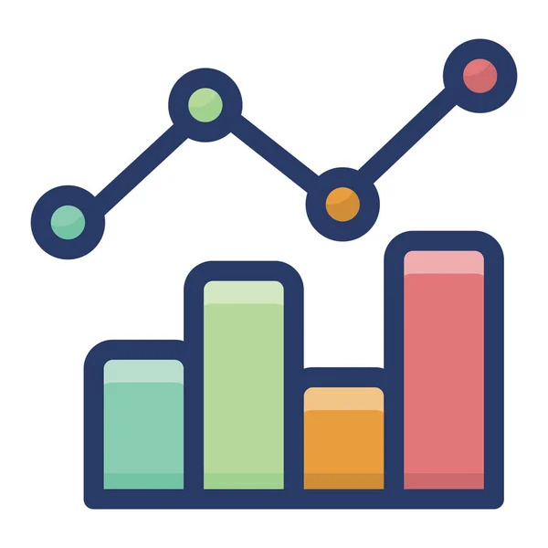 Platt Kontroll Diagram Vektor Design — Stock vektor