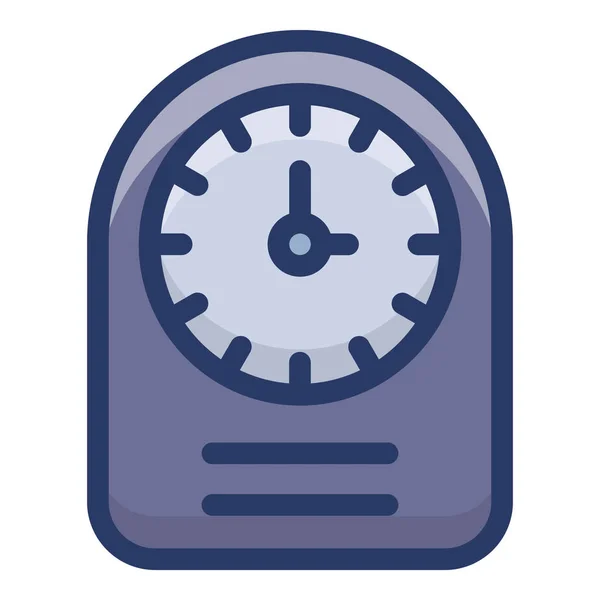 时钟图标的平面设计 — 图库矢量图片