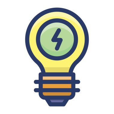 Düz yaratıcı fikir vektör tasarımı 